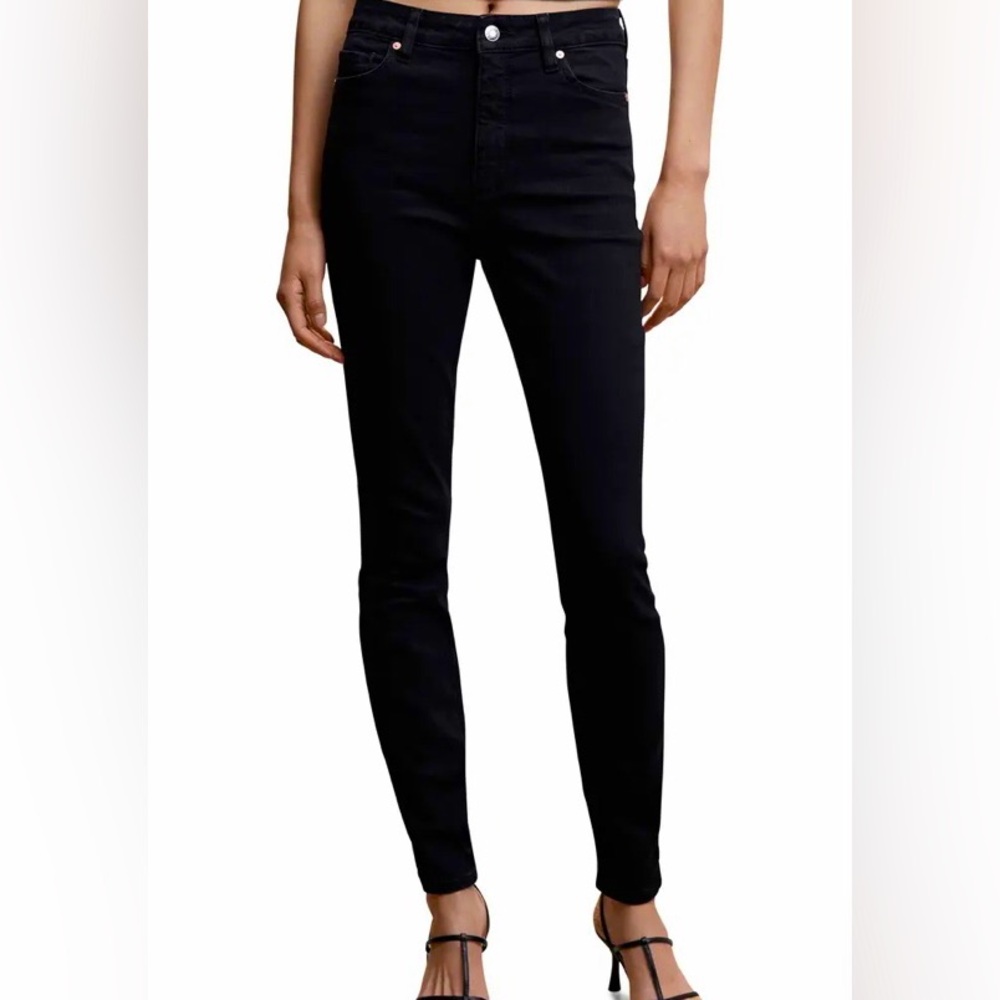 Michael Kors Skinny High Waist Jeans Black Size 8